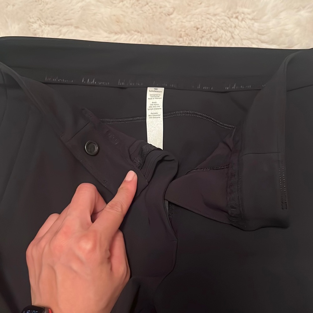 Black lululemon work pants